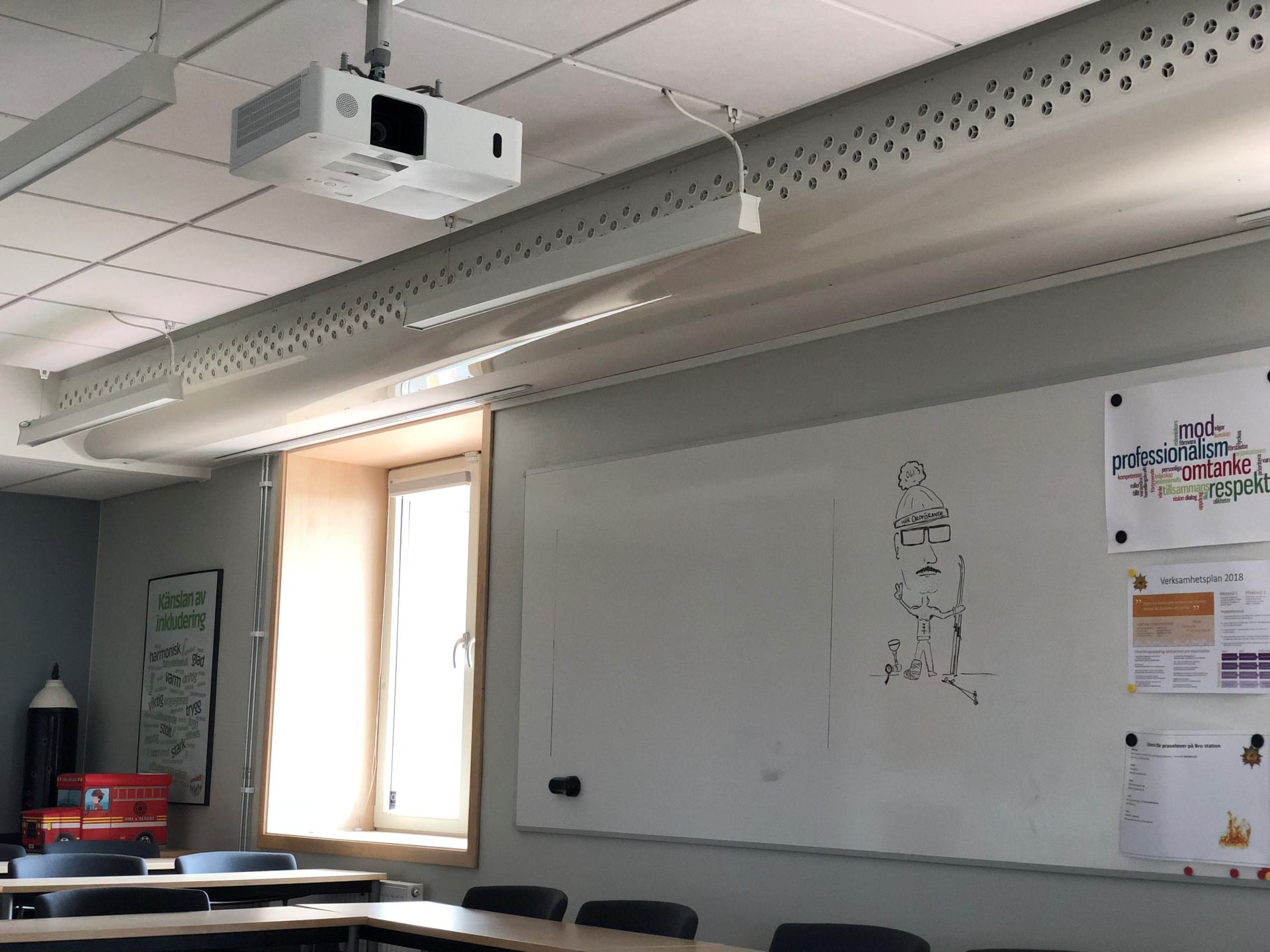 Kvartsrund dyskanal lång